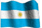an animated gif of the argentinian flag